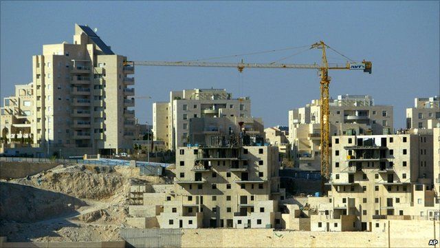 Construction on Israeli settlement in the West Bank