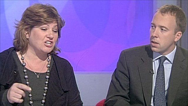 Emily Thornberry and Matt Hancock
