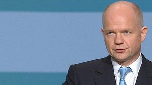 Foreign Secretary William Hague
