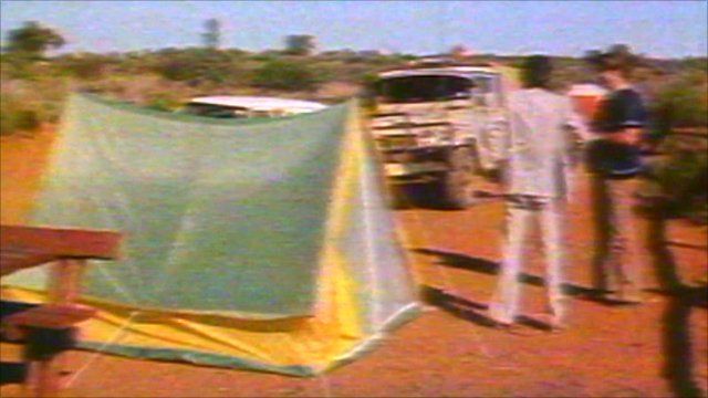 Tent from which Azaria Chamberlain disappeared