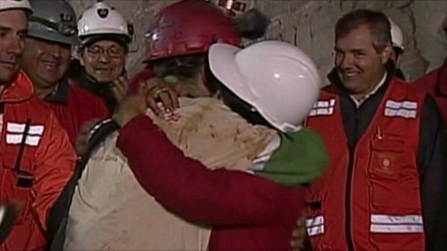 Mario Sepulveda is the the second miner to be rescued