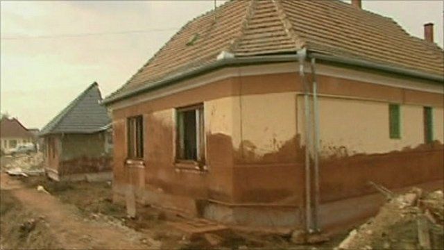Hungary sludge effected home