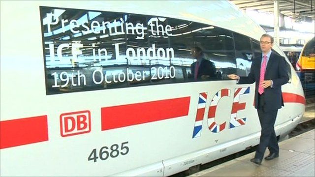 The Deutsche Bahn train