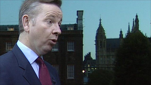 Conservative minister Michael Gove
