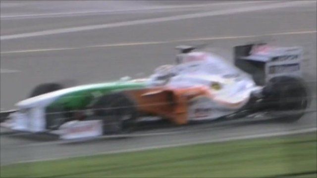An F1 car