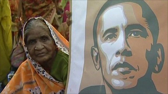 Bhopal survivor and President Barack Obama