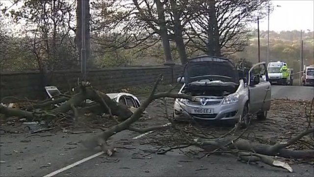 Woman dies in storm