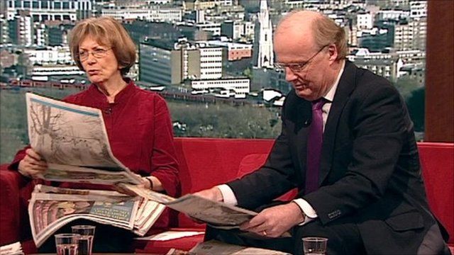 Dame Joan Bakewll and David Davies