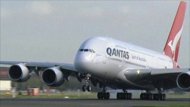 Qantas plane
