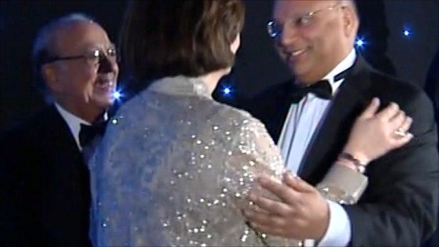 John Athwal receives his accolade from Cherie Blair