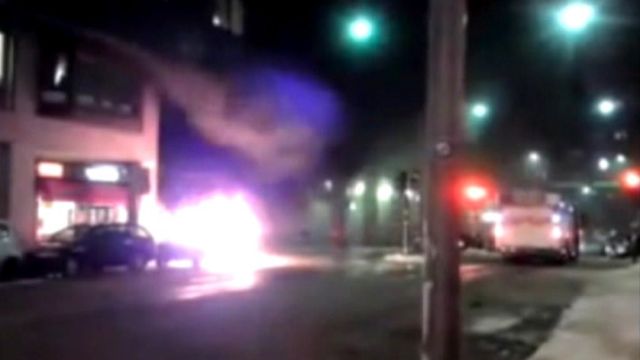 Explosion in Stockholm