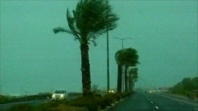 Middle East storm