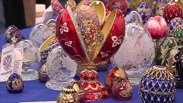 Fake Faberge eggs