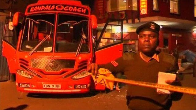 Kenya bus wreckage