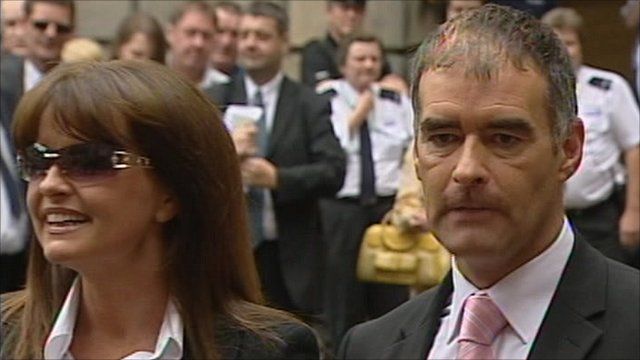 Tommy Sheridan and his wife Gail