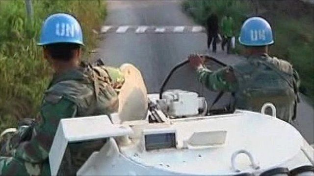 The UN on patrol in the Ivory Coast