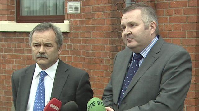 Trevor Haslett (left) and Laurence MacKenzie (right)