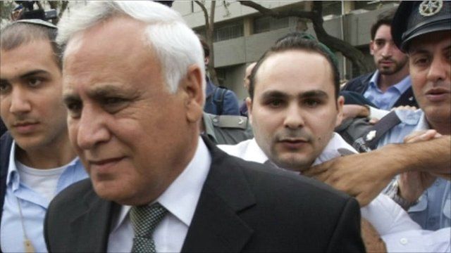 Israel's former President Moshe Katsav