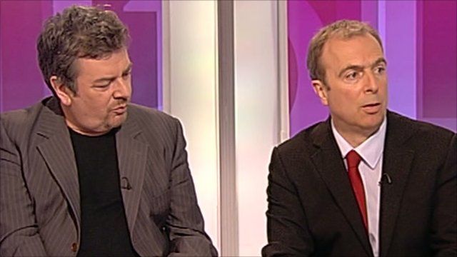 David Aaronovitch and Peter Hitchens