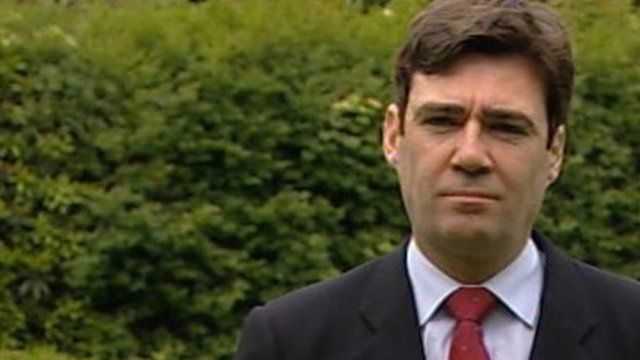 Andy Burham MP, Labour shadow minister