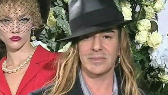 Fashion designer John Galliano