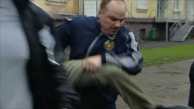 Protest crackdown in Minsk