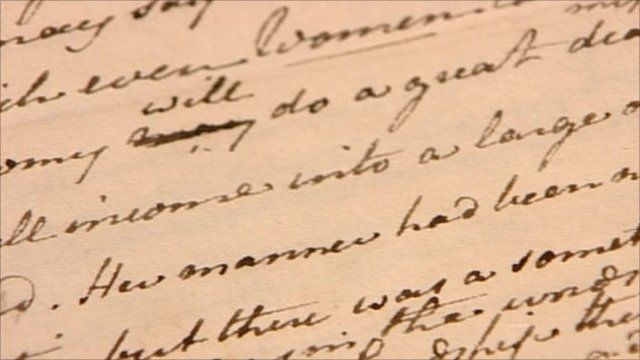 Jane Austen manuscript
