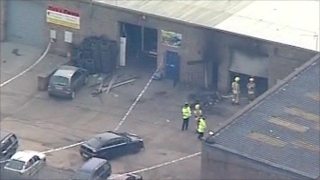 Scene of blast
