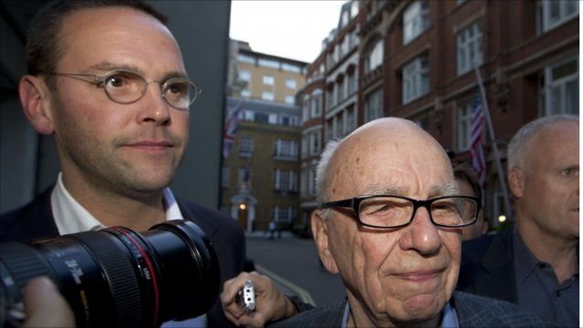 James Murdoch and Rupert Murdoch