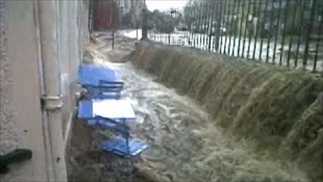 Photo: Flash flood