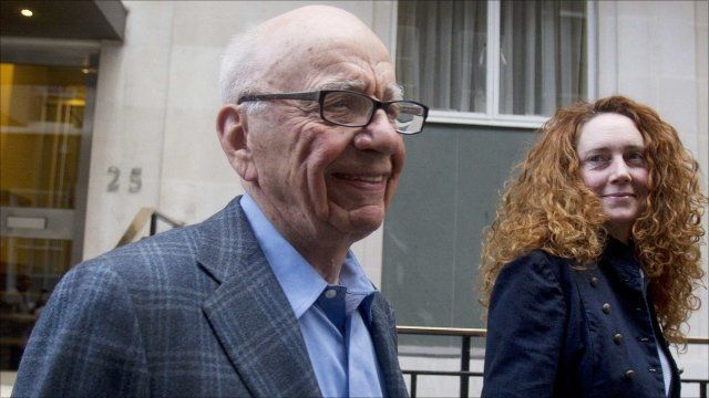 Rupert Murdoch and Rebekah Brooks