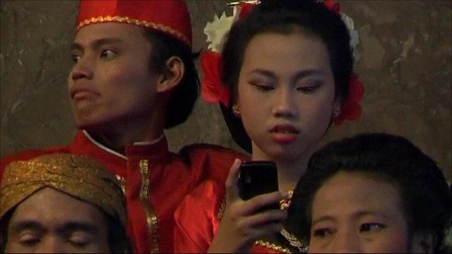A couple that took part in the ceremony