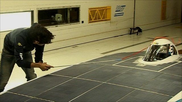 Wind tunnel test