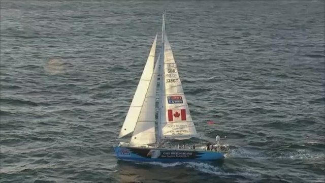 One of the ten identical boats taking part in the Clipper Round The World Race