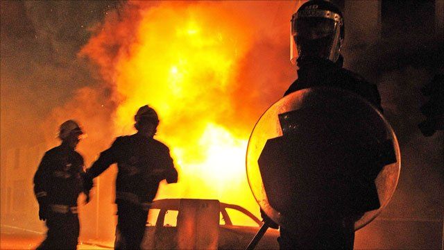Riot police