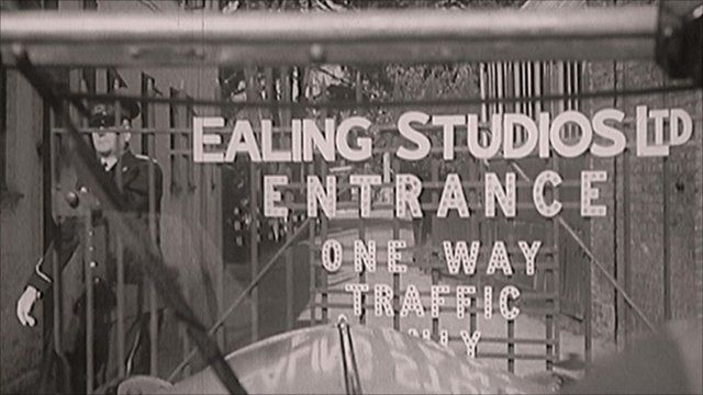 Entrance to the Ealing film studios