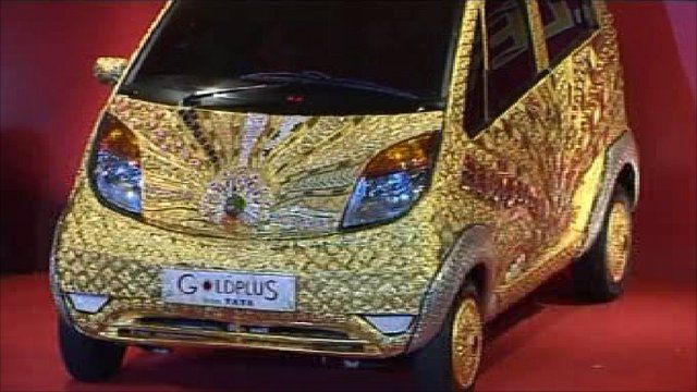 Gold car