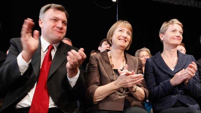 Ed Balls, Harriet Harman and Yvette Cooper