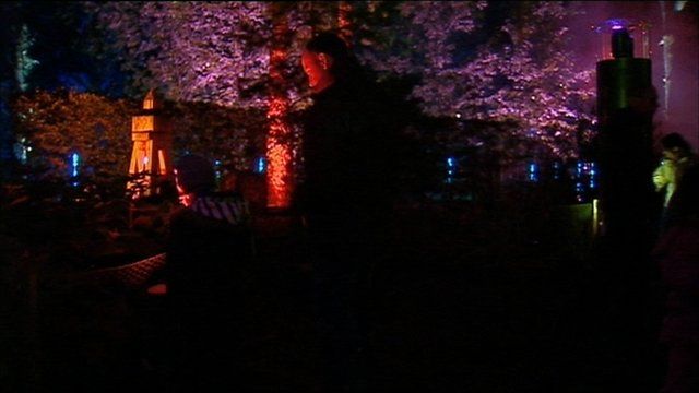 Visitors at the Enchanted Forest