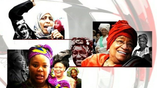 Three winners of this year's Nobel Peace Prize