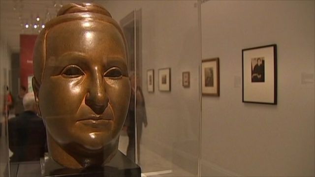 Sculpture of Gertrude Stein
