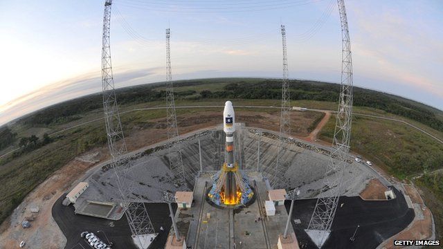 Soyuz rocket ready for launch