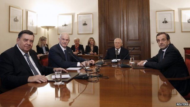 Greek political leaders in a fresh attempt to form a coalition government