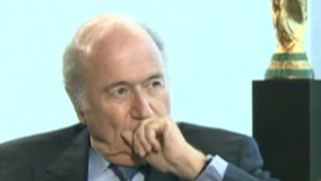 Fifa president Sepp Blatter