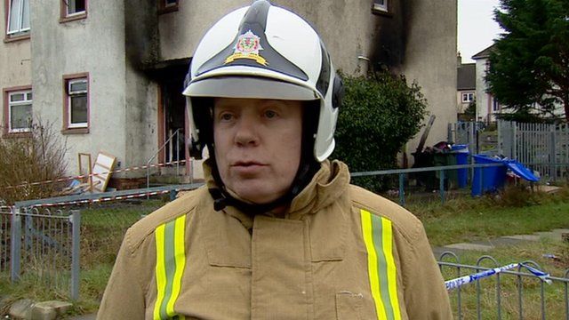Assistant chief officer Robert Scott, from Strathclyde Fire and Rescue