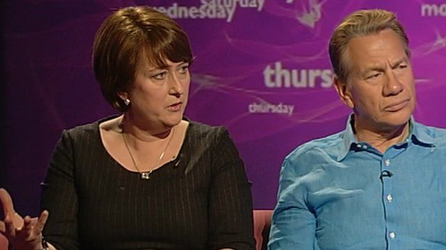 Jacqui Smith and Michael Portillo