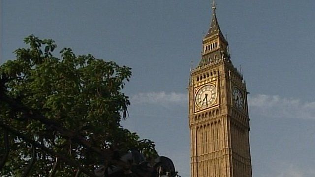 The Westminster clock tower