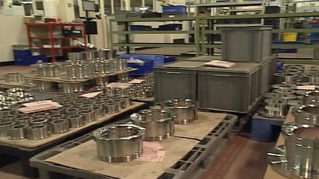 Bearings in a Lincoln factory