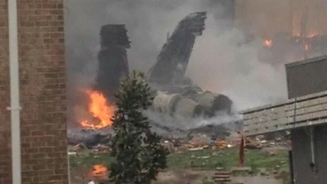 US navy jet crash