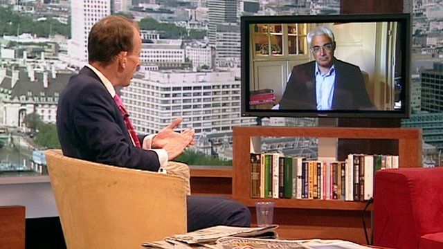 Alistair Darling on The Andrew Marr Show